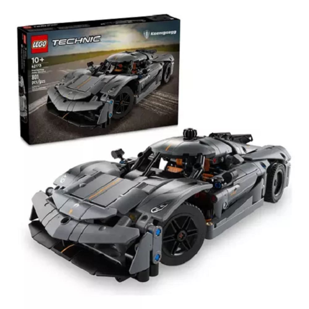 Lego 42173 Technic Carro Koenigsegg Jesko Absolut Cinza – 801 peças