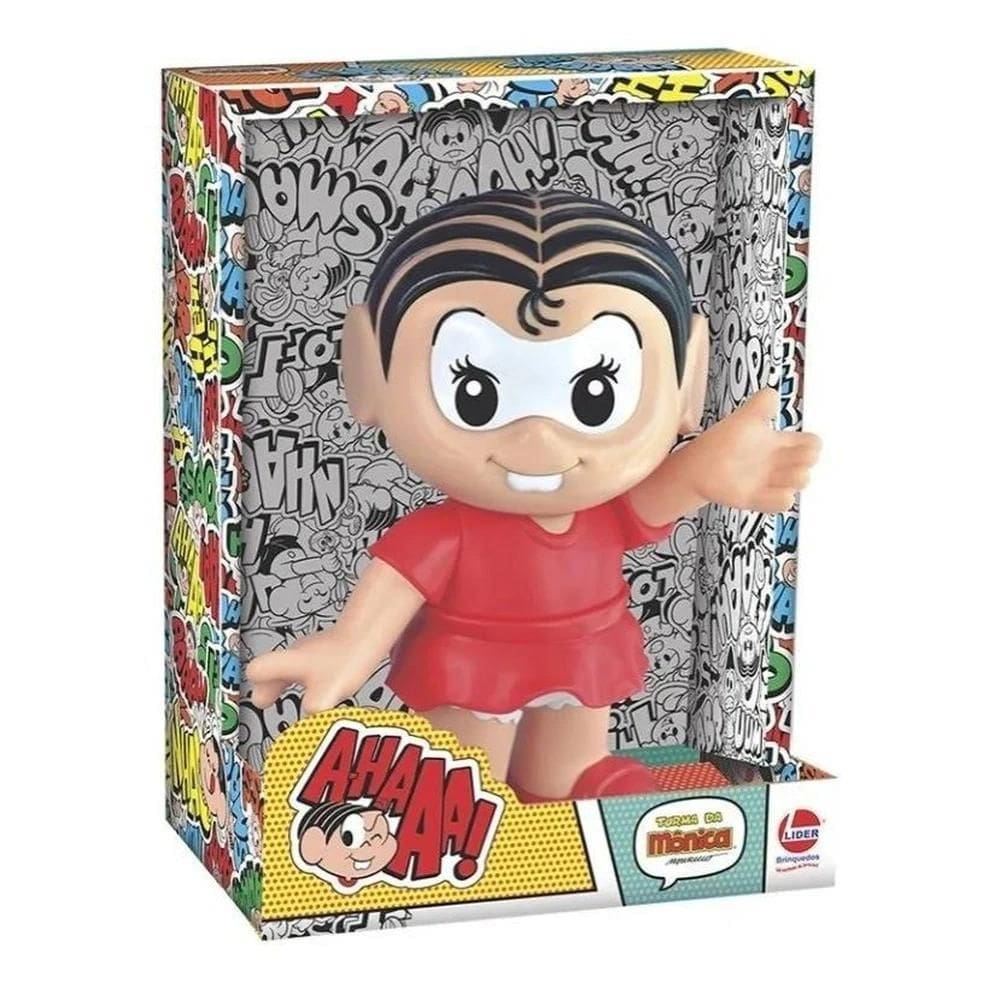 Boneca Vinil Monica Grande 30 Cm Lider