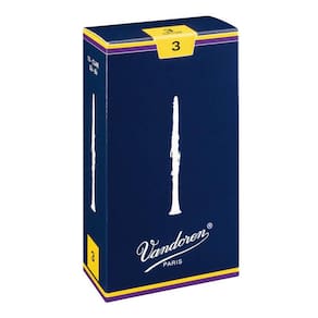 Palheta Vandoren Tradicional Nº 3 Para Clarinete Sib