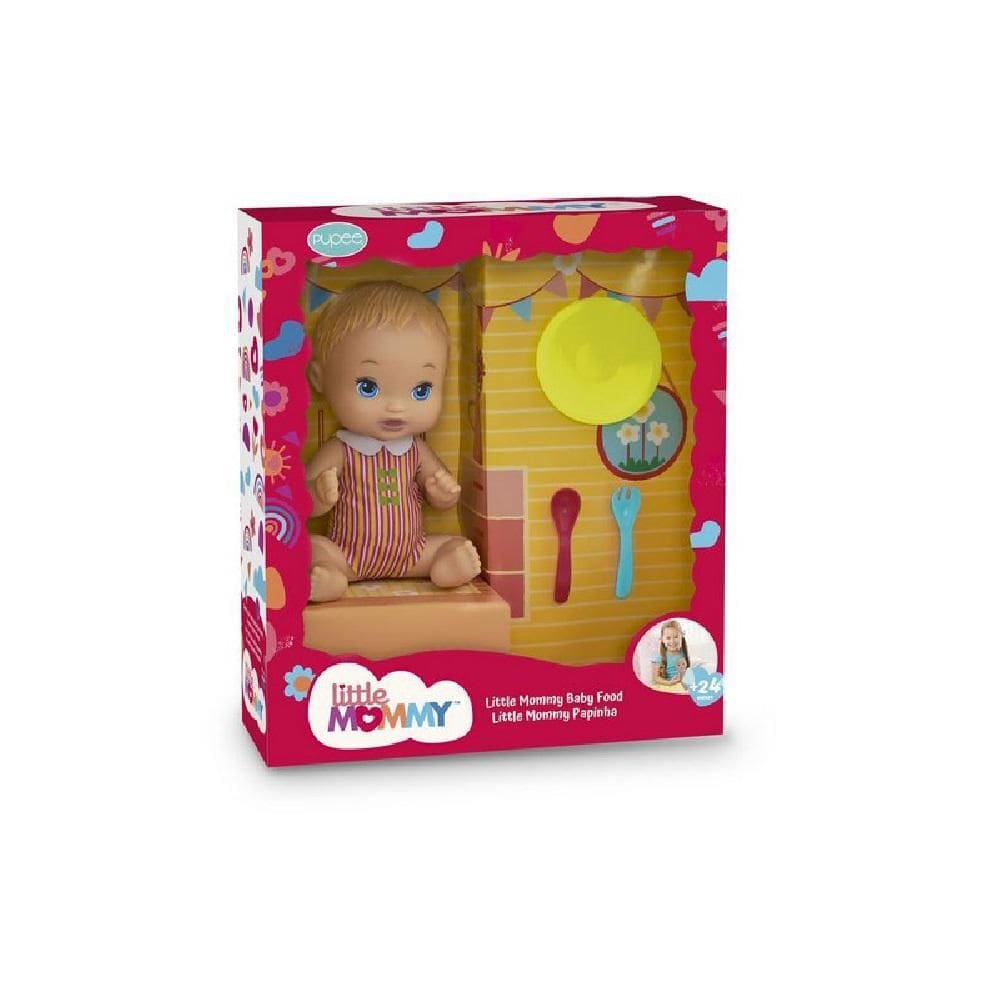 Boneca Little Mommy Papinha Loira Pupee 1026