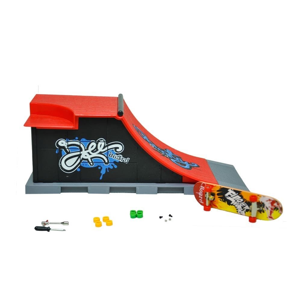 Pista Skate de Dedo Com Rampa Skate e Acessorios DM Toys