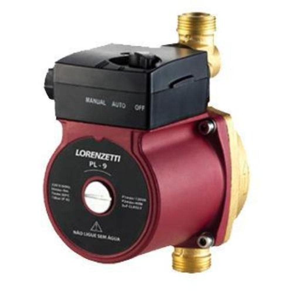 Pressurizador Lorenzetti PL-9-220V - Aquecedor Gás/Hidráulico - 120W, 9 MCA