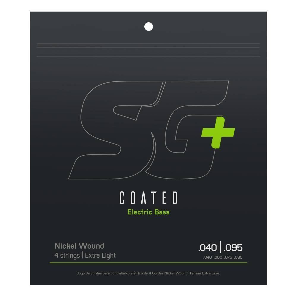 Encordoamento Para Baixo 4 Cordas Sg + Strings Coated Extra