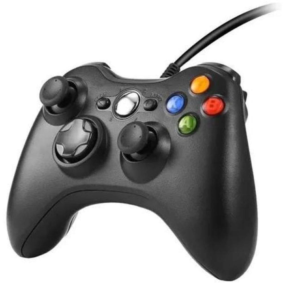 Controle Video Game Xbox 360 Com Fio Joystick Xbox360 E Pc