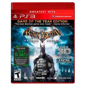 Jogo Batman: Arkham Asylum  Goty  - Mídia Física - Ps3