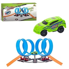 Super Pista Looping 4X360° 68 Peças Art Brink 2837