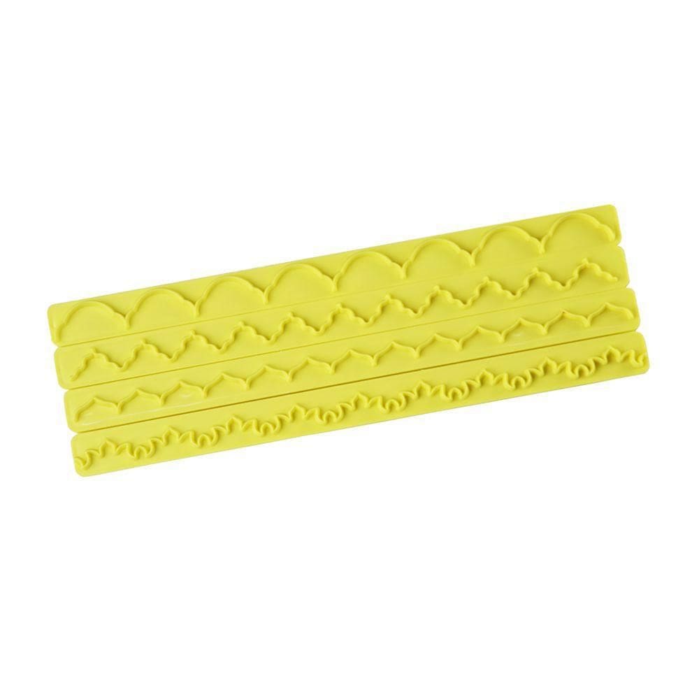 Conjunto De Réguas Código 1  Decorativas 4 Peças - Blue Star
