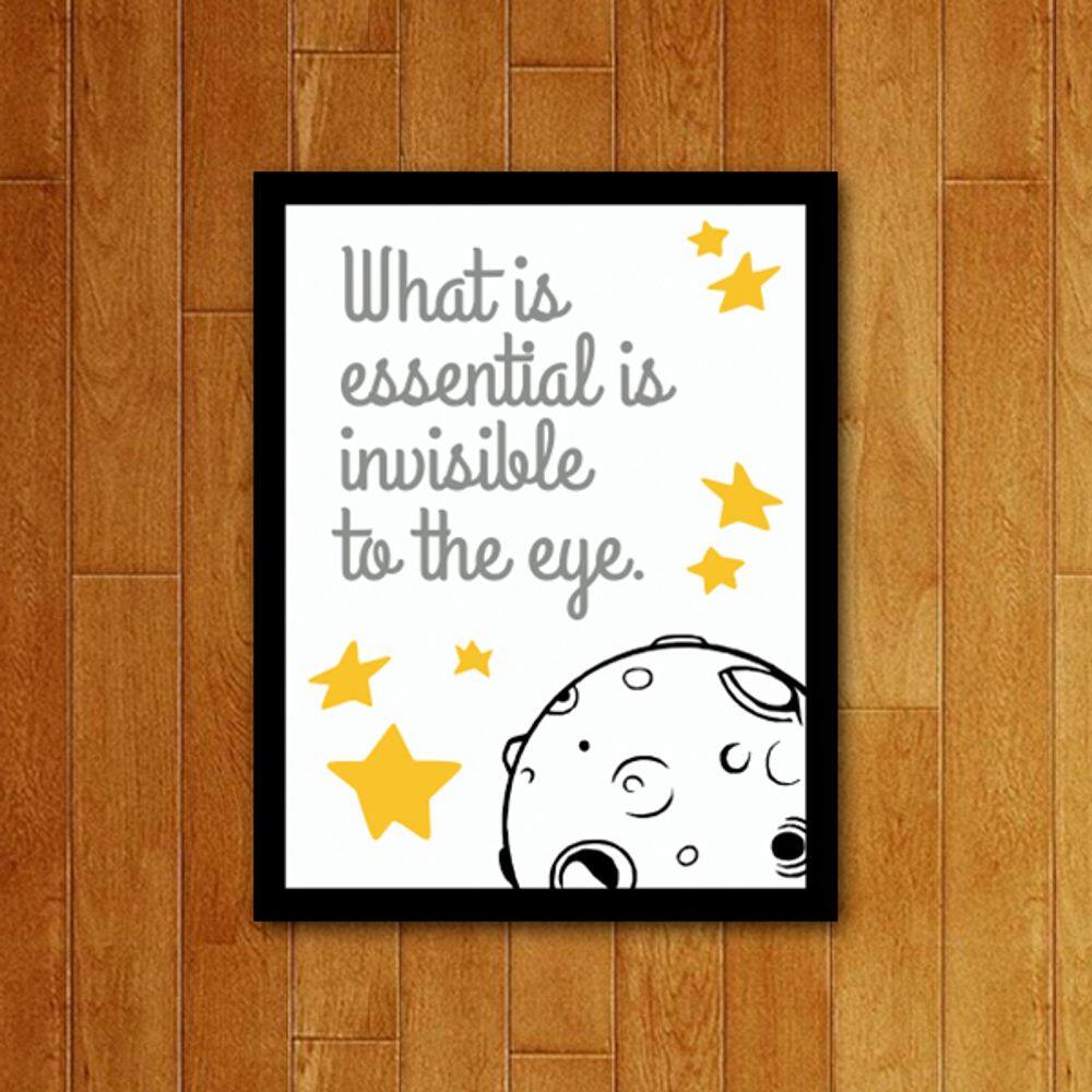 Placa Decorativa - Invisible To The Eye
