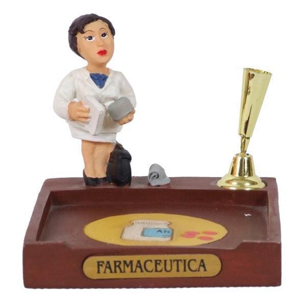 Miniatura Farmacêutica Resina Porta Canetapapel