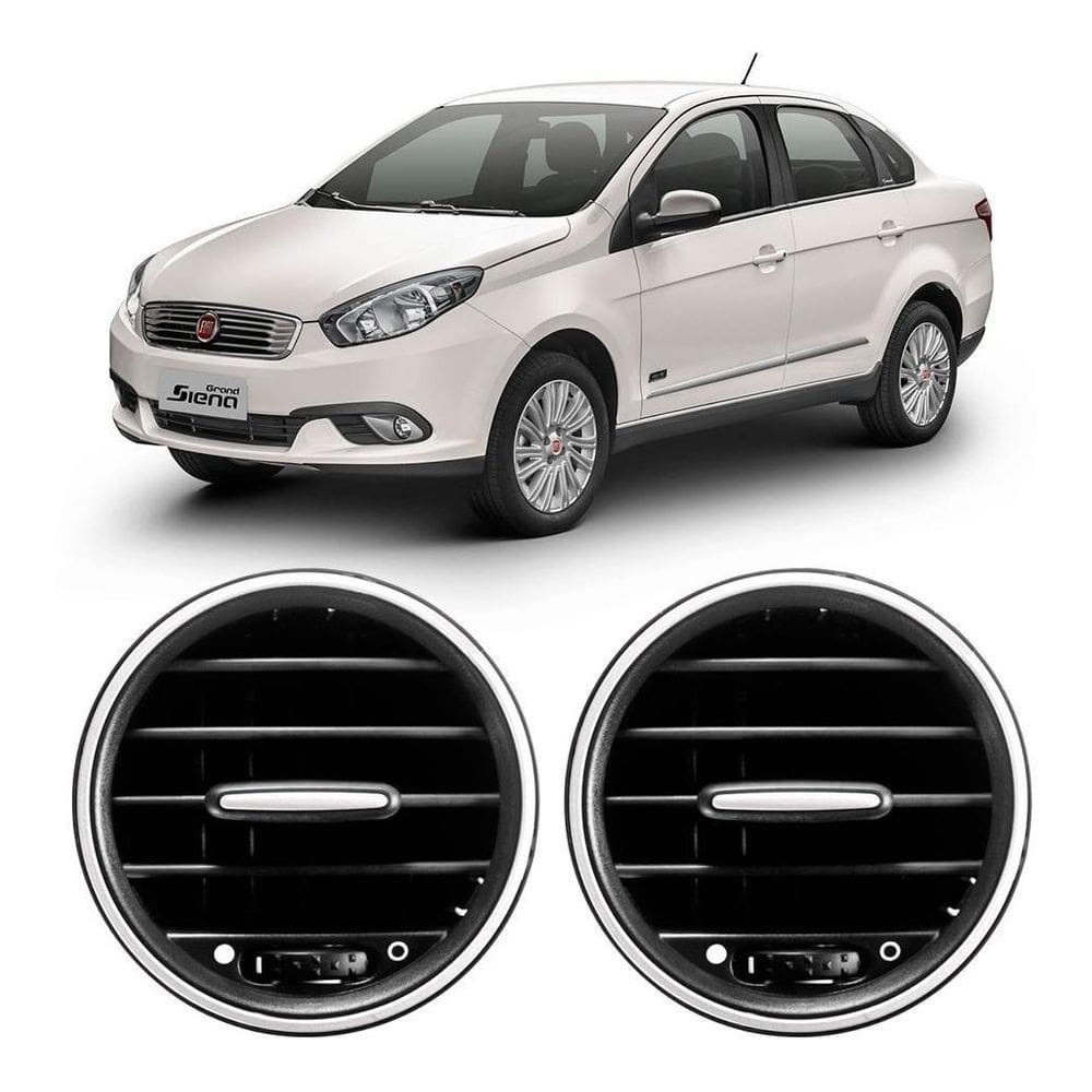 Difusor Ar Lateral Cromado - Grand Siena, Palio 2012-2017