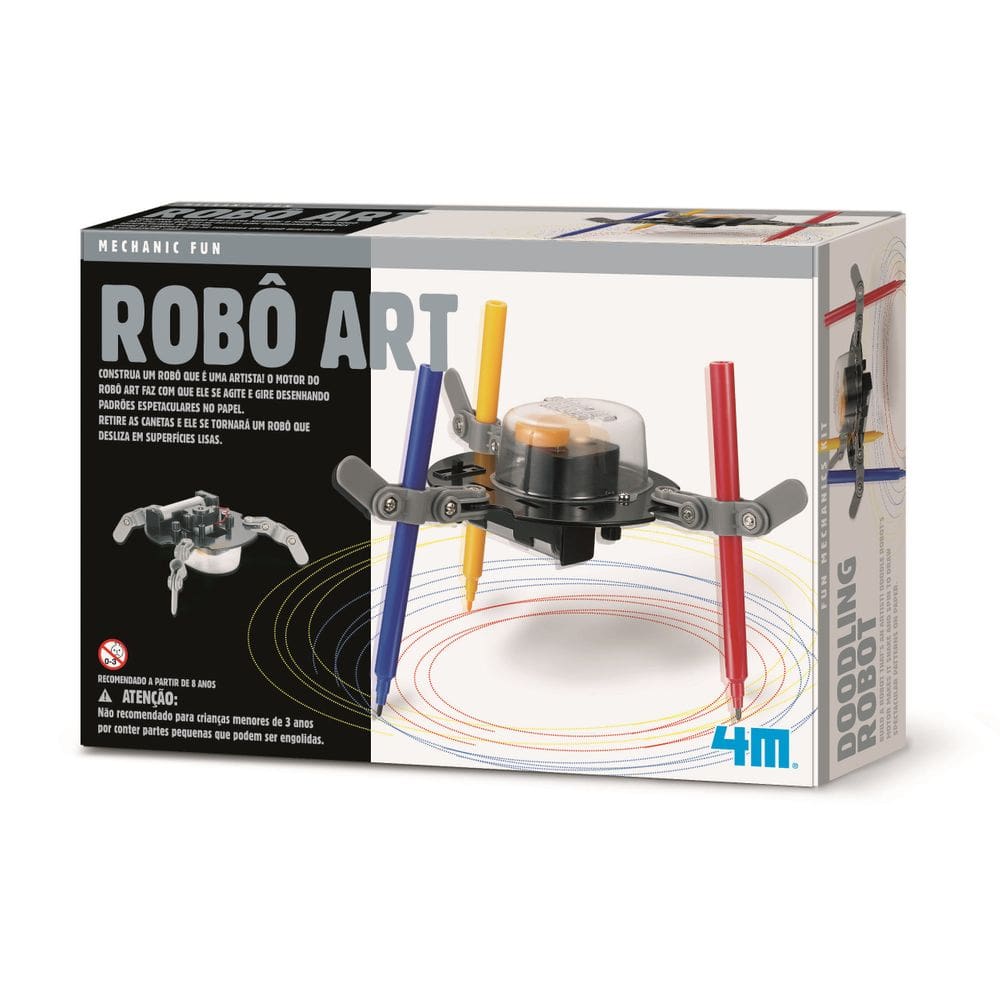 Robô Art - 4m - Brinquedo Educativo Científico