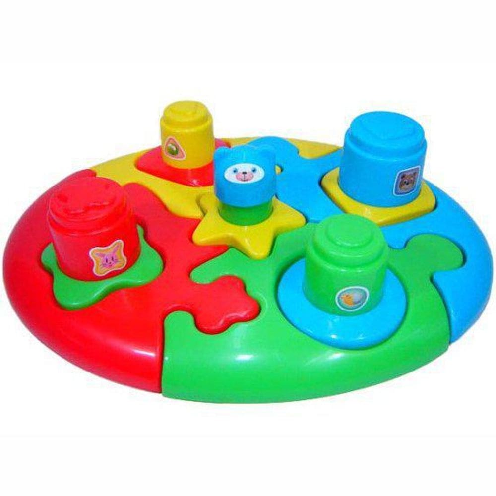 Quebra Cabeça Didático Duo Baby Puzzle - Calesita