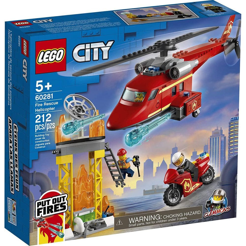 Lego City - Helicóptero Resgate dos Bombeiros - 60281