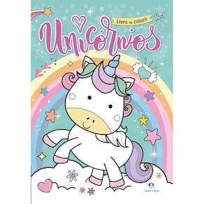 Livro De Colorir Unicórnios