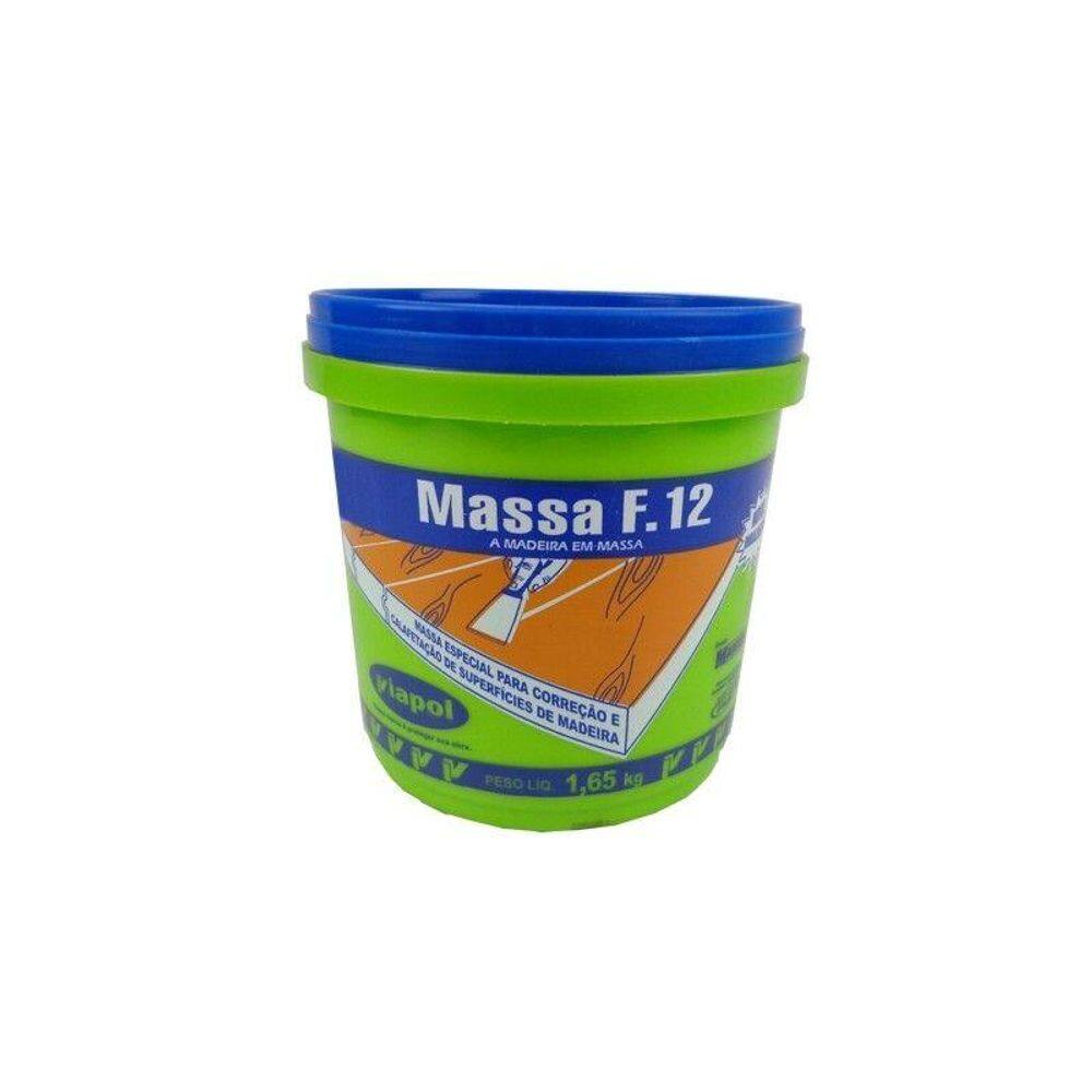 Massa F12 Viapol 1,65kg Ipê para Madeira