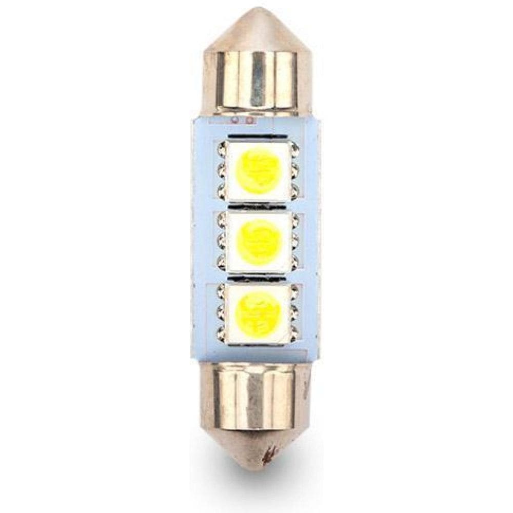 Lâmpada Led Interior Carro Torpedo 3 Leds 5050 31 Mm Tarponn