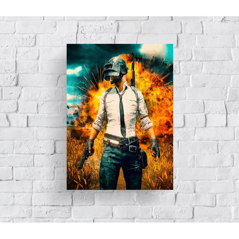Quadro Poster MDF Playerunknown`s Battlegrounds Pubg11