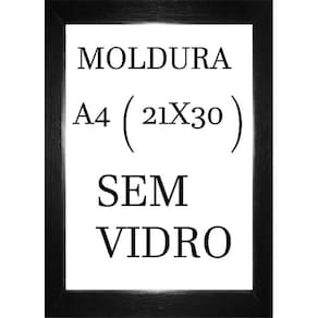 Moldura Certificado A4  21X30  Porta Retrato Sem Vidro