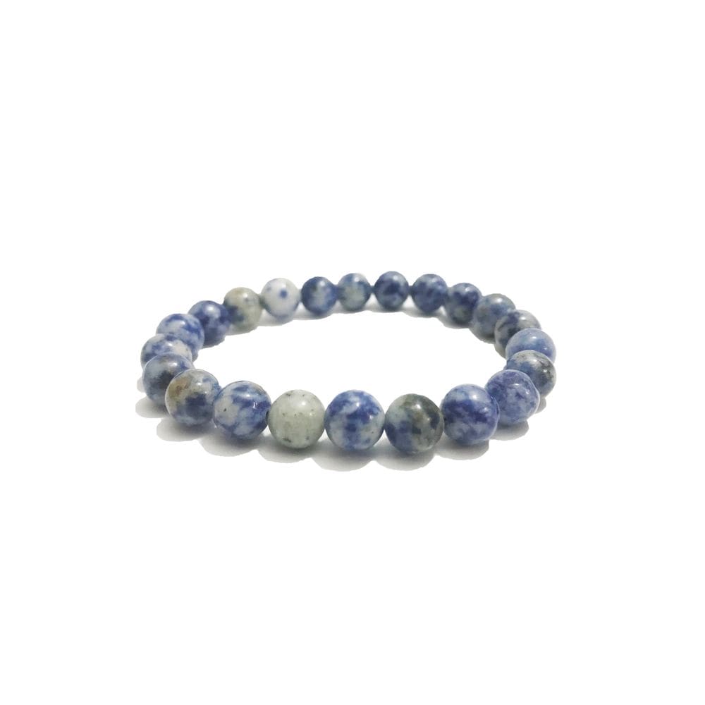 Pulseira de Bolinha Azul Pedra Sodalita 8mm