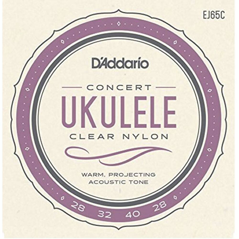 Cordas Ukulele Concert D` Addario EJ65C - AECG - Tensão 028