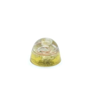 Orgonite Semi-Esférico Amarelo Com Citrino - Prosperidade