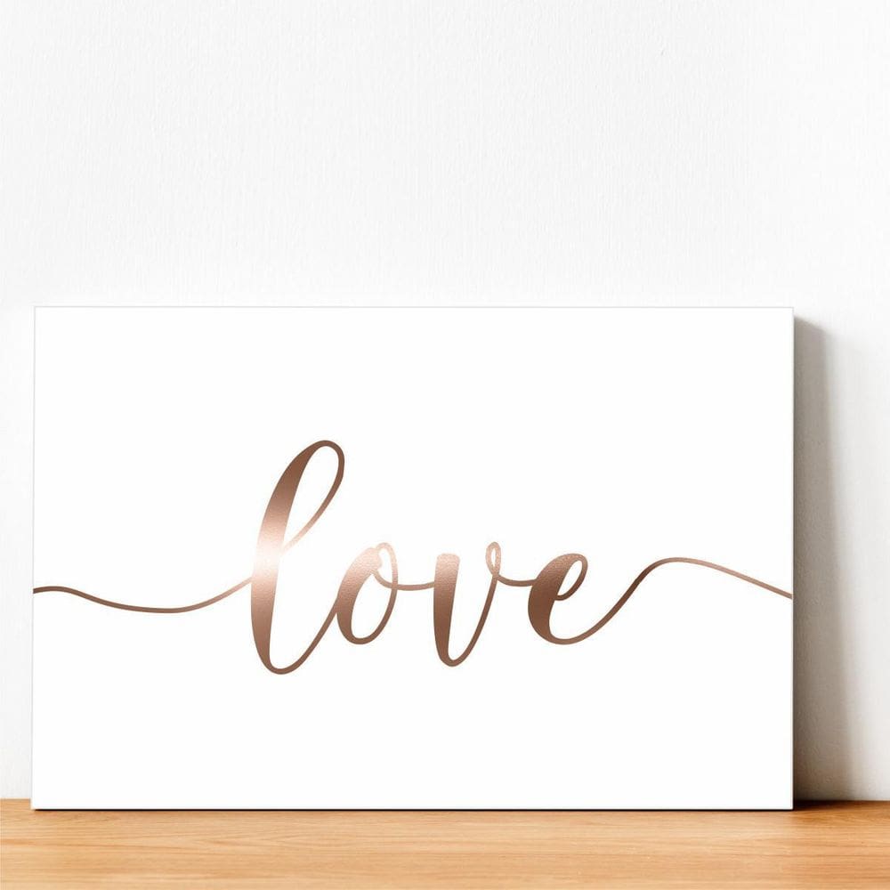 Placa Decorativa Love