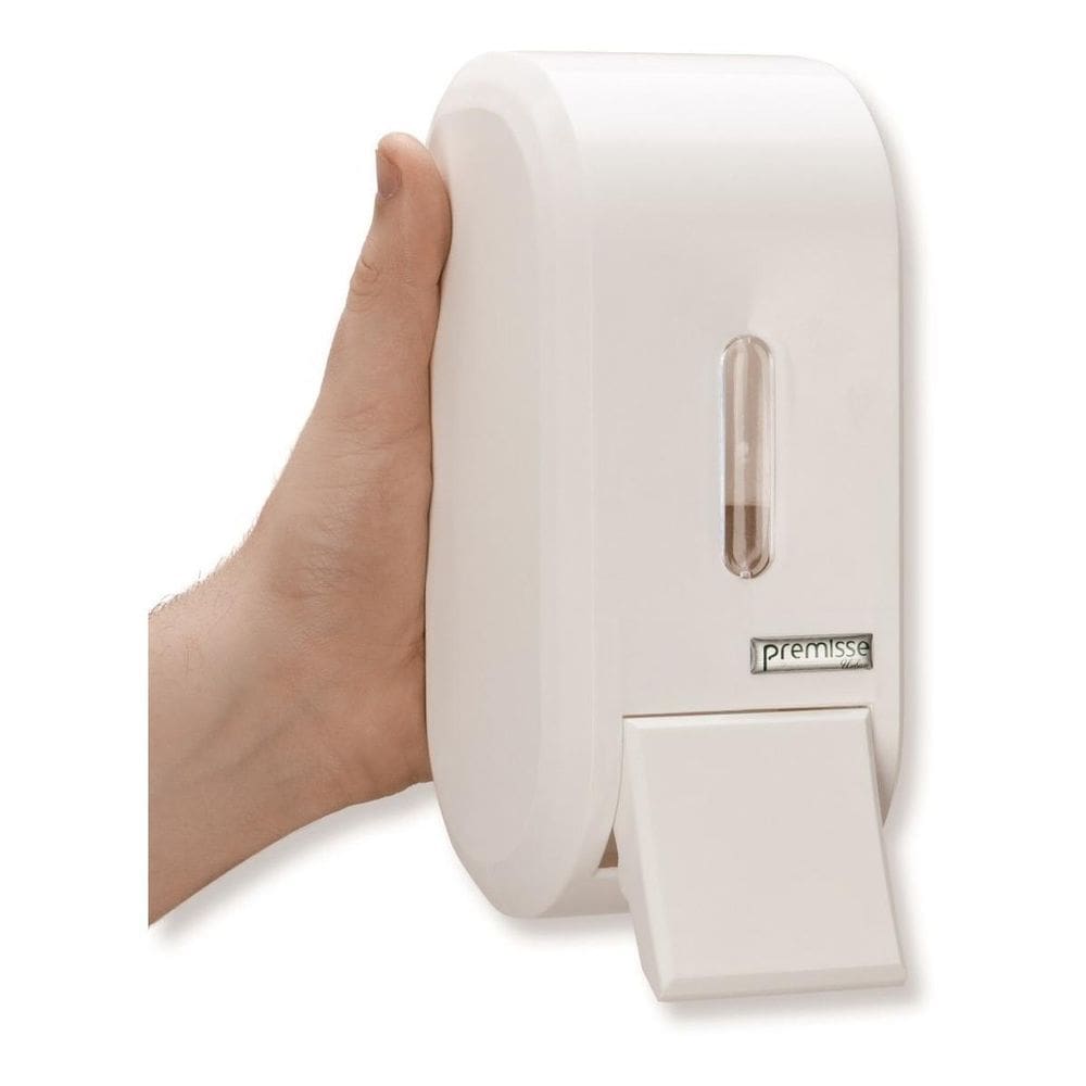 Kit Dispenser Compacto Com Reservatório E Alcool Gel 70