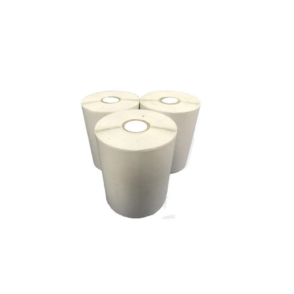Kit Com 10 Rolos Etiqueta Couche 100X75 Mm 10X7,5 Cm