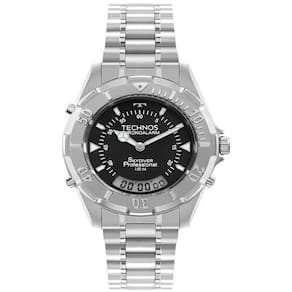 Relógio Masculino Digital Technos Skydiver T20557/1P Prata