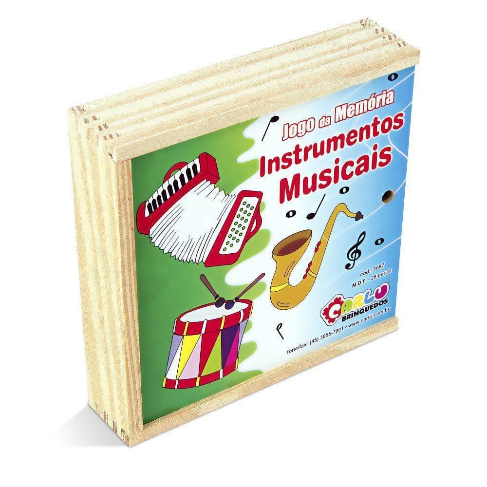 Musicalização Memória Instrumentos Musicais Carlu