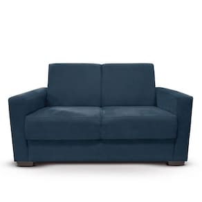 Sofá Estofado 2 Lugares Sala Estar Recepção Natália Suede