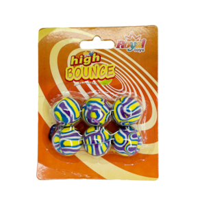 BOLINHA COLORIDA - Conjunto com 6 Bolinhas (1 Unidade)