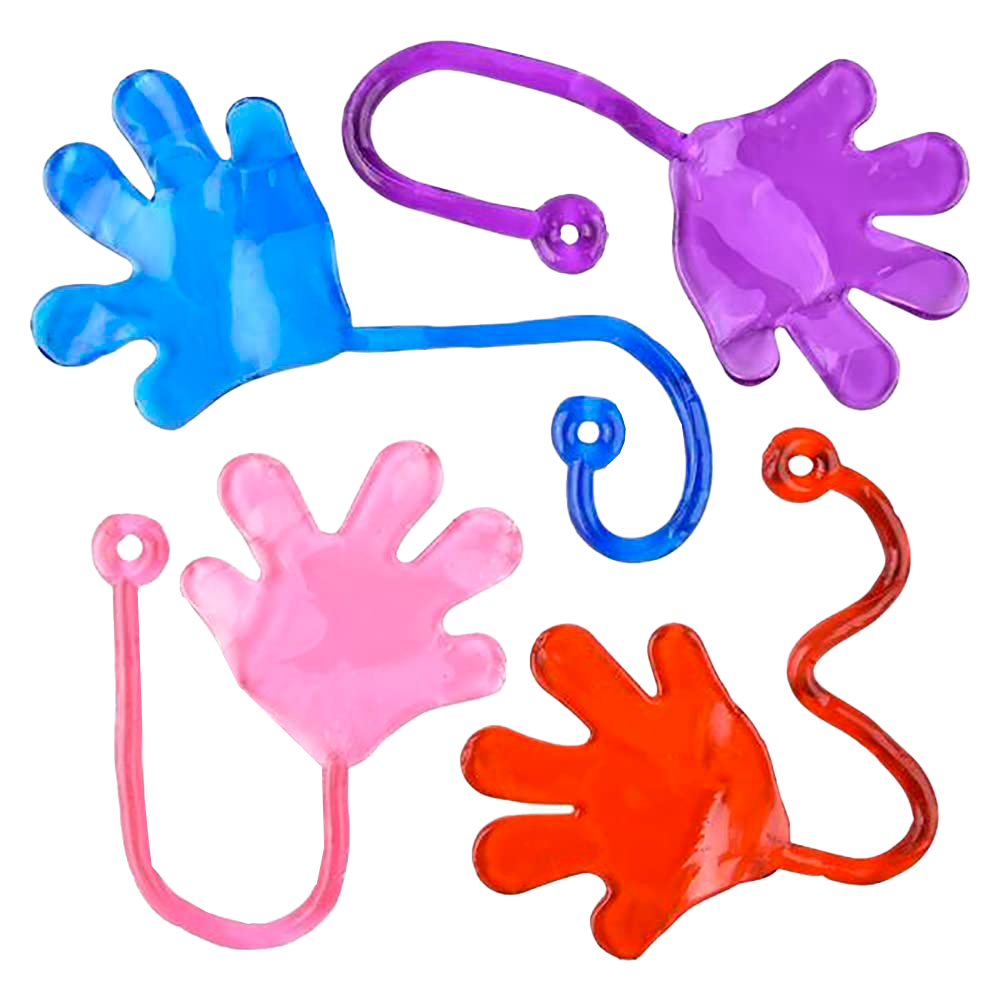 Mãozinha mole que GRUDA (PACOTE COM 50 UNIDADES)