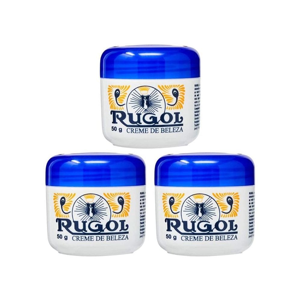 Creme Rugol Pote 50G - Kit Com 3Un