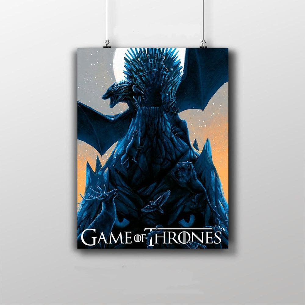 Placa Decorativa Game Of Thrones - Arte Wallpaper