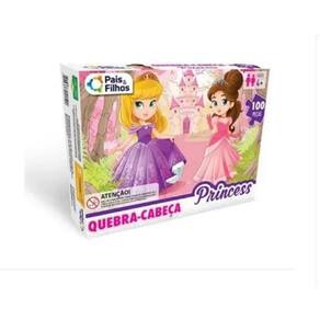 Quebra Cabeça Princesas - 100 Peças - Pais E Filhos