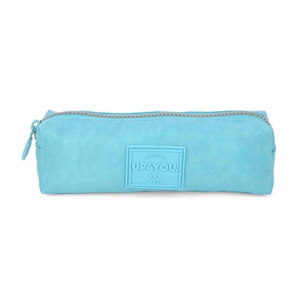 Estojo Escolar Up4You Tecido Crinkle Tactel Turquesa