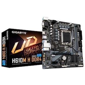 Placa Mãe Gigabyte H610M H Ddr4 Matx Lga 1700 12 Geração