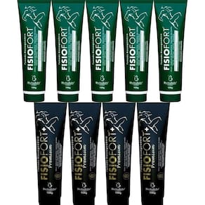 Kit 5 Pomada Fisiofort 150G 4 Pomada Fisiofort Premium 150G