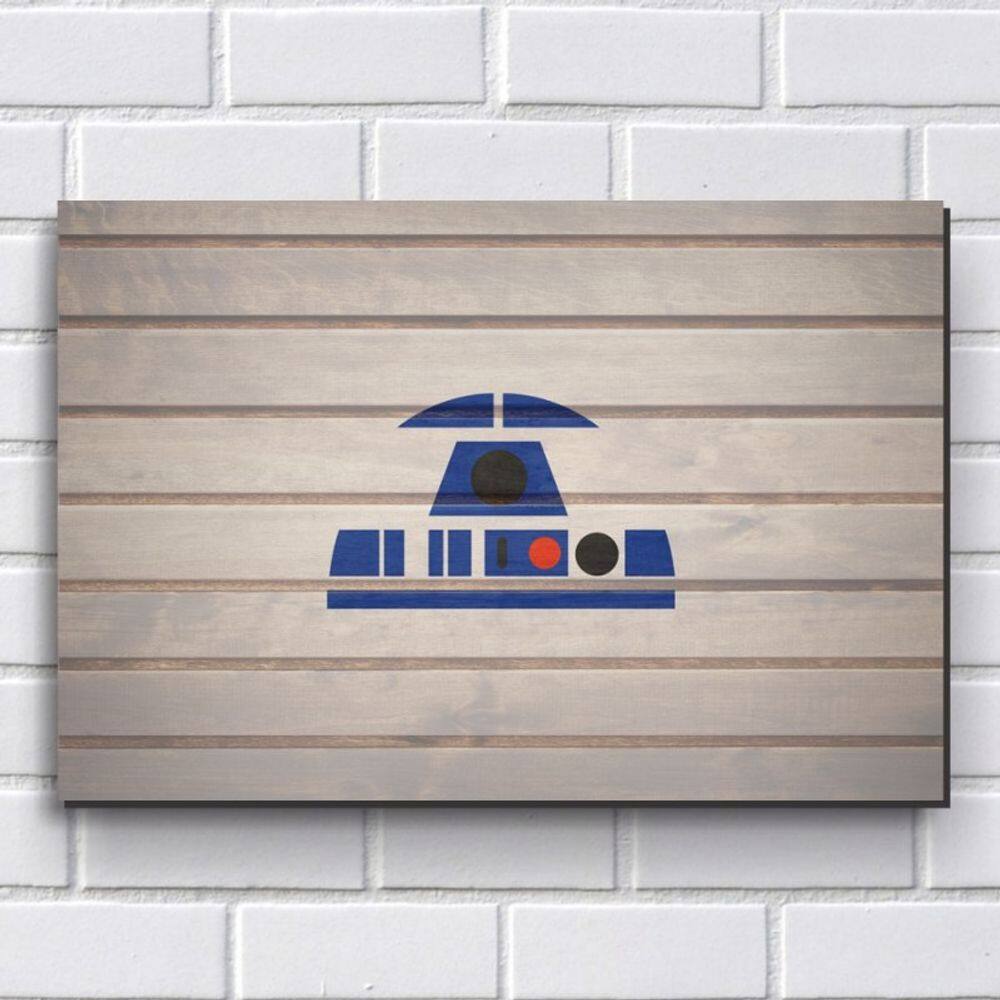 Placa Decorativa - Modelo P82 - Star Wars 20X30Cm Em Mdf