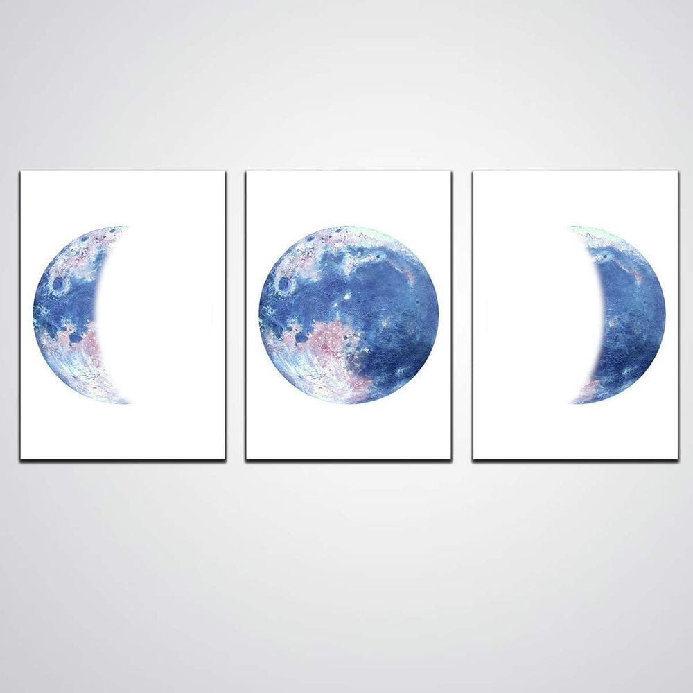 Quadros Lua Kit Placas Decorativas 20X30