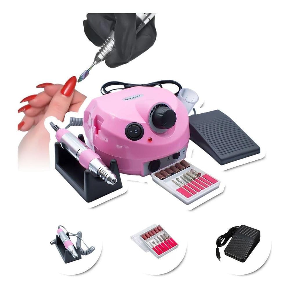 Lixadeira Profissional De Unha 45000Rpm Elétrica Bivolt