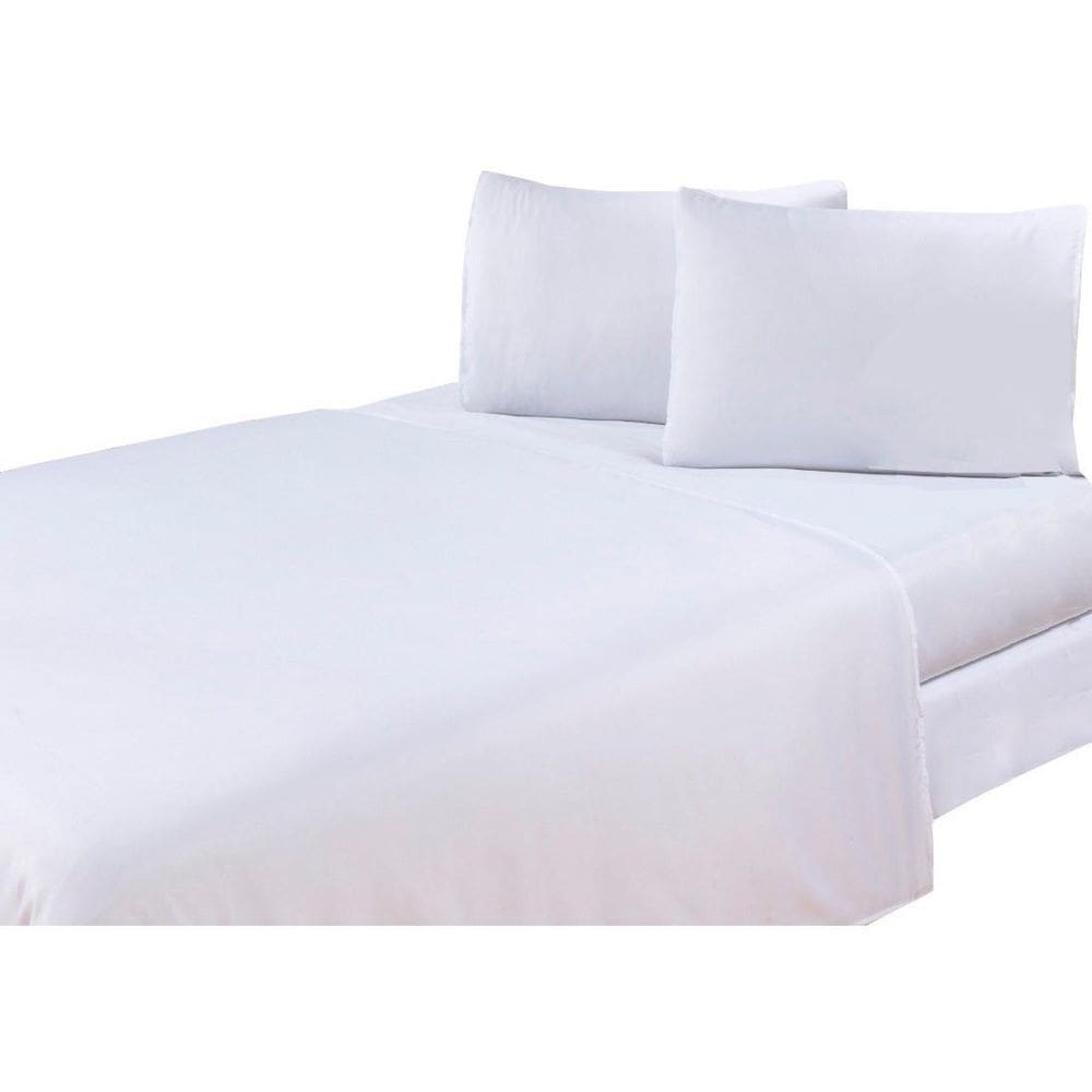Roupa De Cama Lençol Casal Padrão Avulso Branco