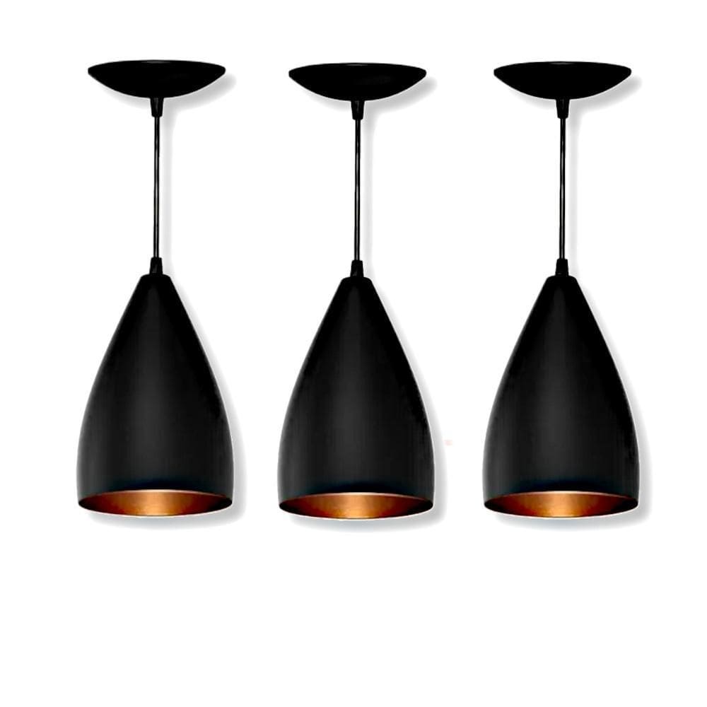 Pendente Aramado Vegas Cozinha Pronta  Lustre De Teto