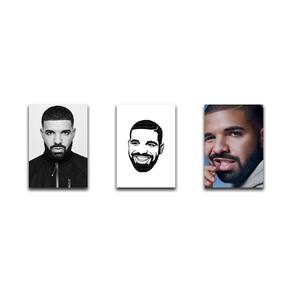 Kit 3 Placas Decorativas Drake Decoração Mdf