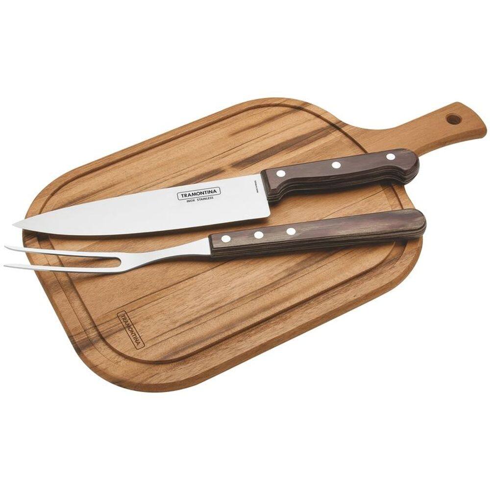 Kit para churrasco 3 peças Polywood 21198/914