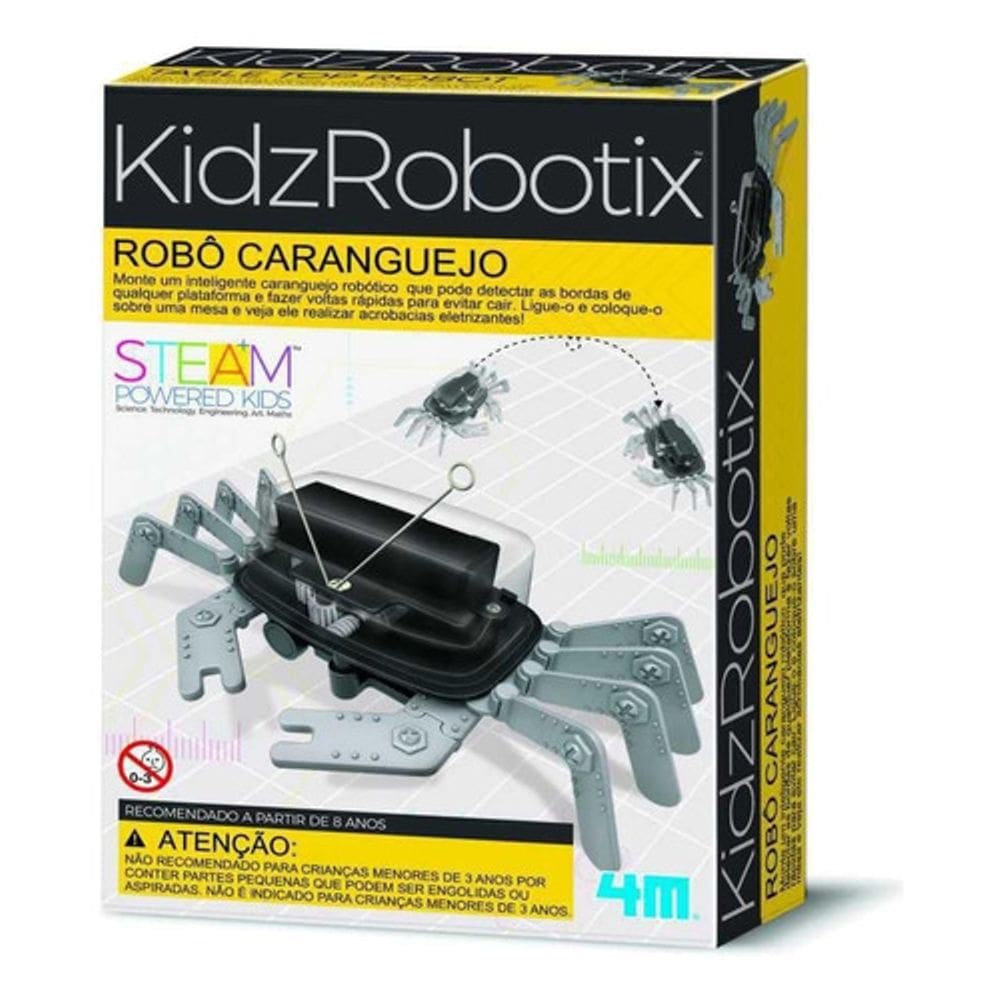 Robô Caranguejo Brinquedo Interativo Kidzrobotix 4m Kosmika