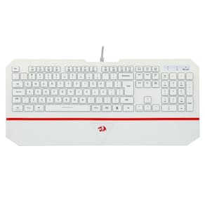 Teclado Membrana Branco Karura 2 Apoio De Pulso