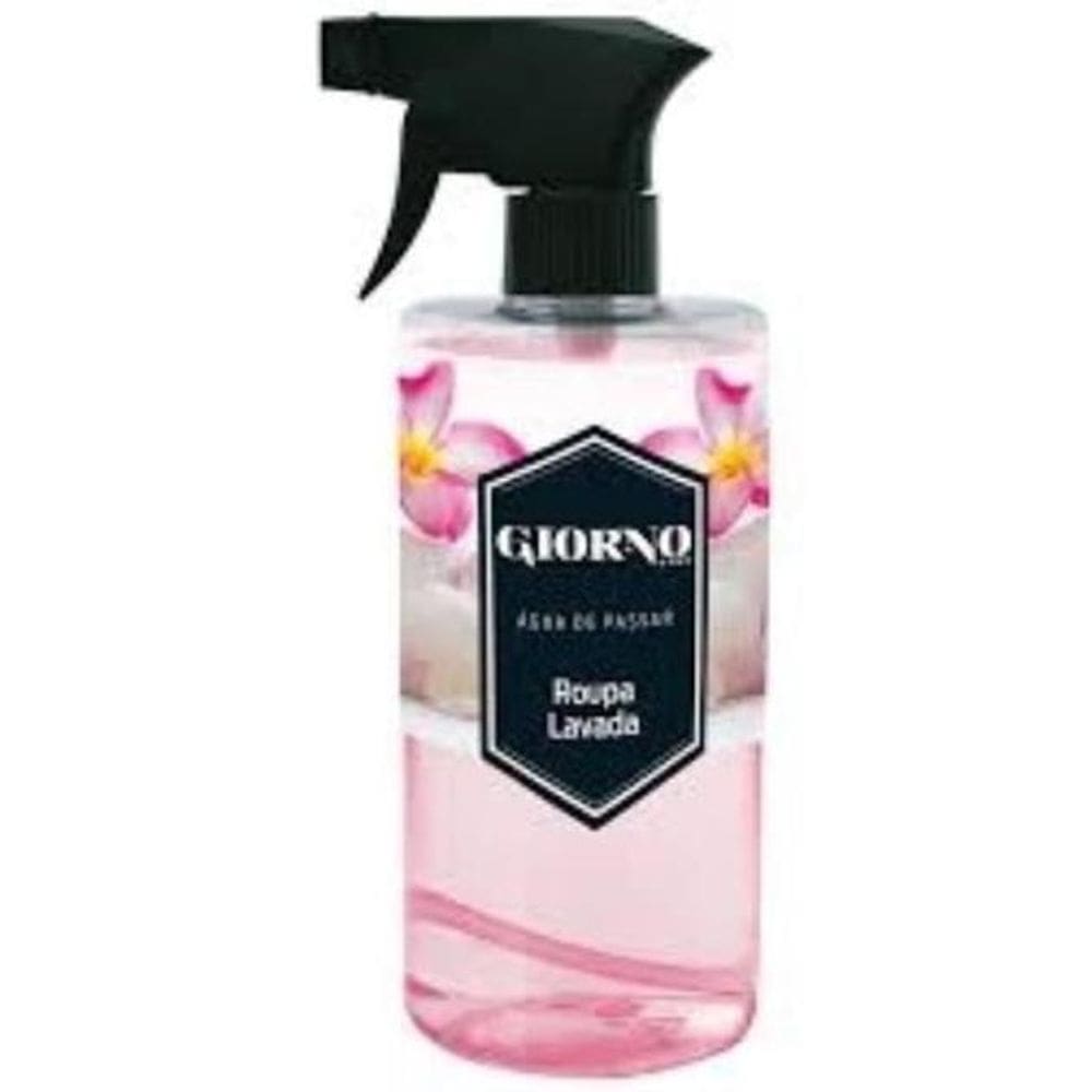 Agua De Passar Giorno Roupa Lavada 500Ml  Sem Valvula Spray