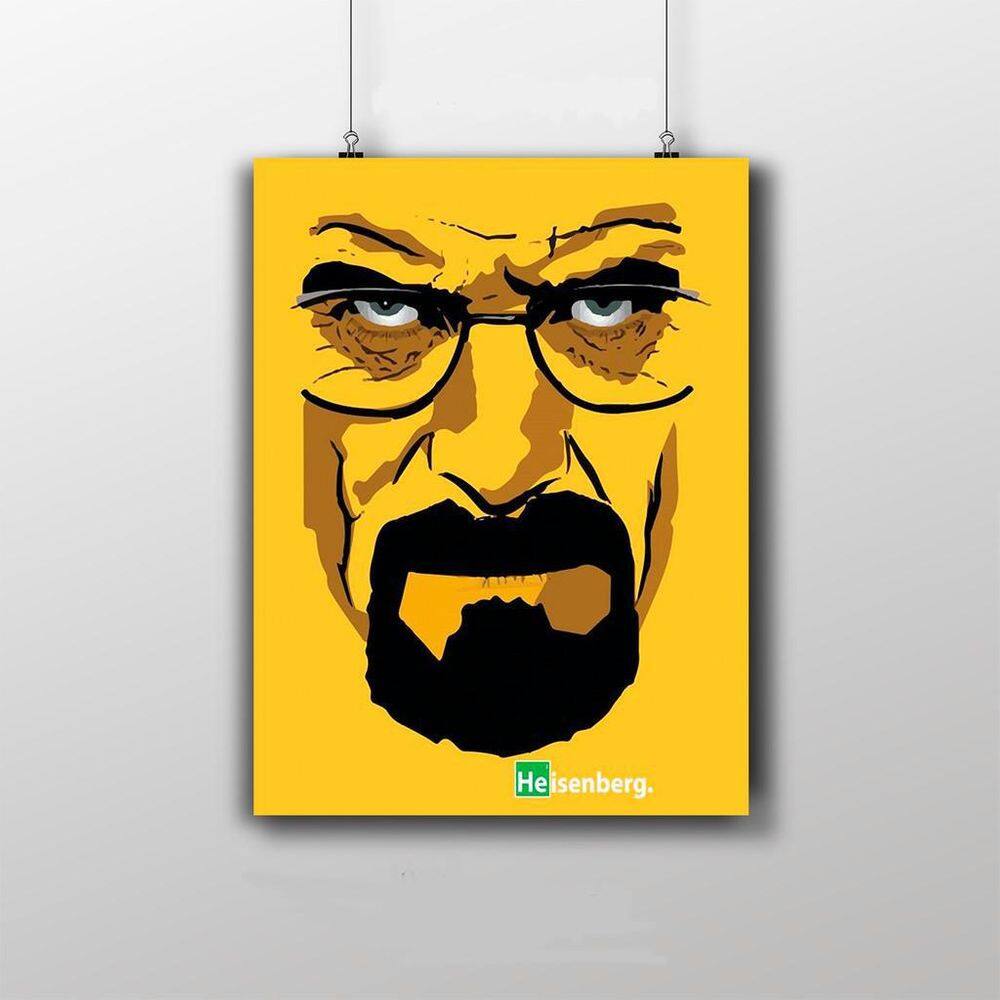Placa Decorativa Heisenberg Rosto - Breaking Bad